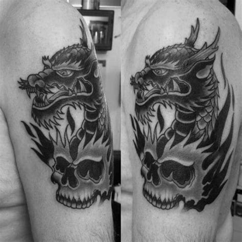 26 Traditional Dragon Head Tattoo Designs Petpress