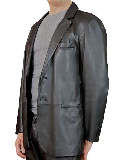 Now we share best black leather jackets styling tips 2020, which makes you help to find a perfect match of what to wear with black leather jackets. Mens Smart Soft Black Leather Jacket Blazer - Tout Ensemble