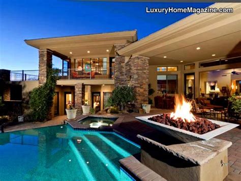 You can transform even the most modern or contemporary of backyards into a tropical retreat with a curvy pool and dark waters. Arizona Luxury Homes Pools Phoenix Luxury Homes, lodge ...