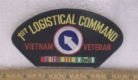 Us Army 1st Logistical Command Vietnam Veteran Embroidered Patch