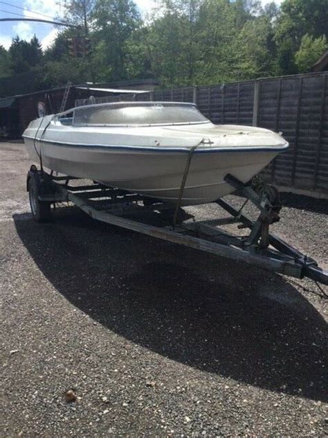Speed Boat And Galvanised Trailer No Reserve For Sale From United Kingdom