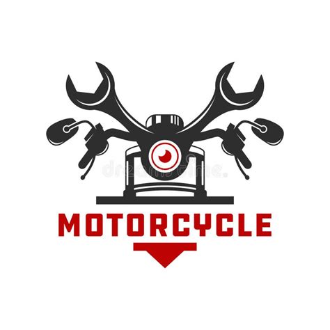 Diseño Del Logotipo De Reparación De Motocicletas Ilustración Del