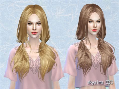 Sims 4 Hairs Butterflysims Hair 033 By Skysims