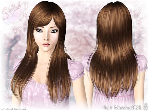 The Sims Resource S Club Hair N1