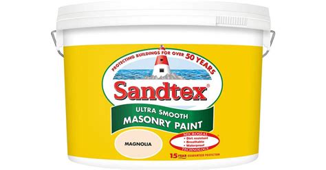 Sandtex Ultra Smooth Masonry Concrete Paint Magnolia L Price