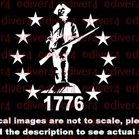 1776 Decal Etsy