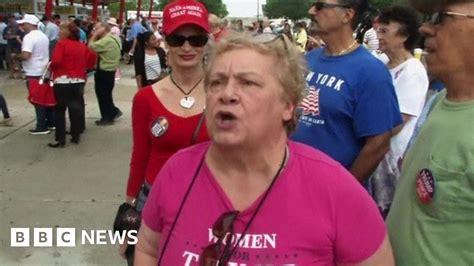 Donald Trumps Female Supporters Defend Presidential Candidate Bbc News