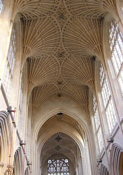 Bath Abbey Fan Vault Ceilingbath England Arquitectura Gotica