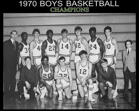 1970 Boys Basketball History Of New Haven High School