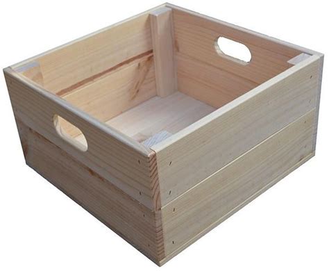 Wooden Crate Square Wooden Box Diy Crates Wooden Diy