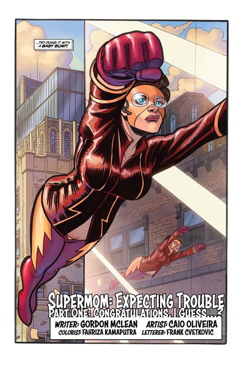 SUPERMOM: EXPECTING TROUBLE #1 preview - First Comics News