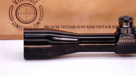 Vintage Gun Scopes — Redfield 3x 9x Widefield Lo Pro Accu Trac Duplex 1