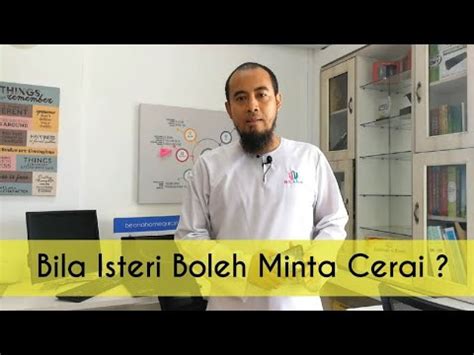 Jika sudah terbukti bahwa istri melakukan nusyuz dengan cara keluar rumah atau bepergian semaunya tanpa seizin suami. Bila isteri boleh minta cerai? oleh Ustaz Abdil Barry ...