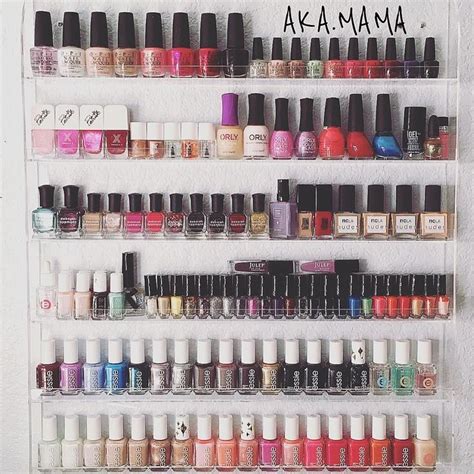 But this doesn't mean that they have to be visually imposing or boring; Instagram photo by Jackie - Also Known As Mama • Apr 11, 2016 at 7:48am UTC | Nail polish rack ...