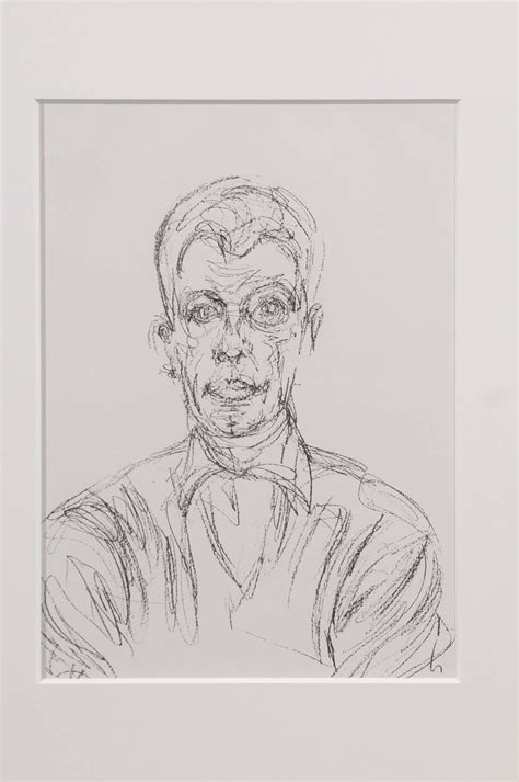 Alberto Giacometti Self Portrait Lithograph At 1stdibs