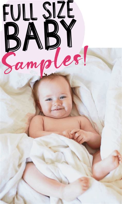 Ultimate List Of Free Baby Samples 2024 Free Stuff For New Mom
