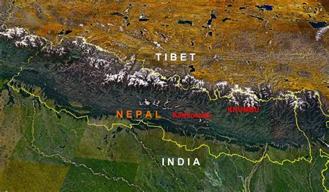 Map Nepal 3 Khumbu ¦ Pictures Nepal Everest