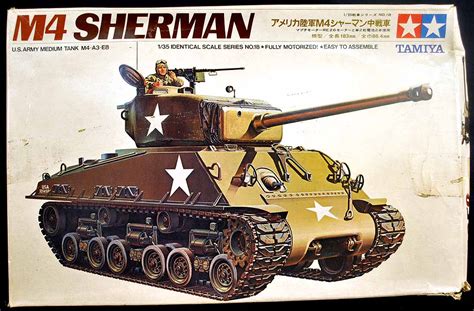 Vintage Tamiya Mt118 Motorized 1 35 M4a3e8 Sherman Medium Free