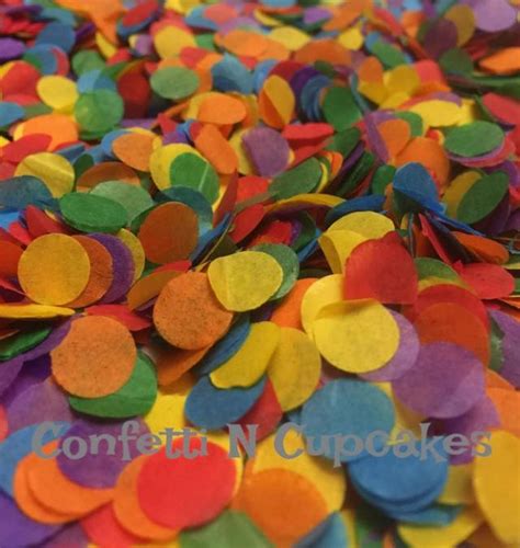 Tissue Paper Confetti Rainbow Confetti Birthday Party Decor Party