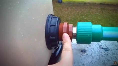 How To Install A Plastic Water Tank Water Tank Connections Youtube