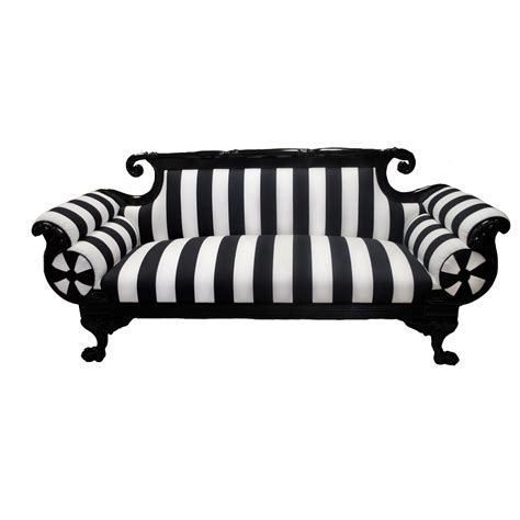 Black And White Striped Sofa Encore Black White Stripe