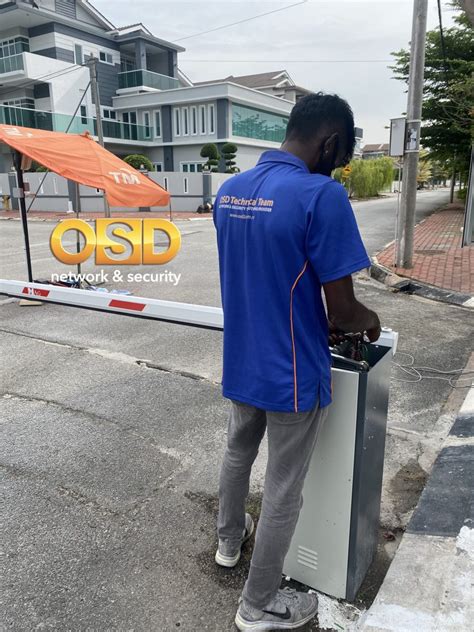 Barrier Gate Door Access System Ipoh Years Exp Osd Network Security