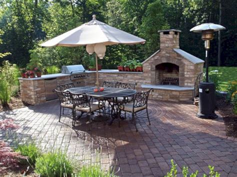Inspiring Gorgeous 25 Outdoor Fireplaces And Patios Design Ideas For