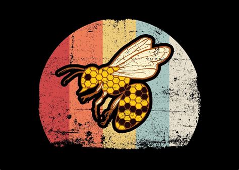Beekeeping Retro Beekeeper Poster By HumbaHarry Geitner Displate