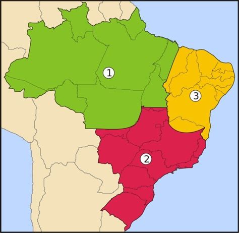 Regiões Geoeconômicas Do Brasil Toda Matéria