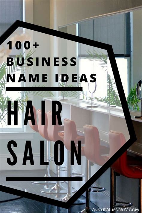 Catchy beauty salon names play a big factor in how people make their choice of where to go. Over 100 Business Name Ideas For Your Hair Salon | Hair ...