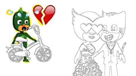 This coloring page features a picture of an owlette from pj masks to color. How To Draw And Coloring Pages Pj Masks Catboy Love ...