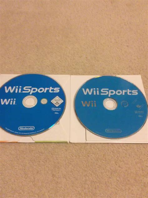 I Have 2 Wii Sports Discs Which One Is The Older One So I Can Frame It