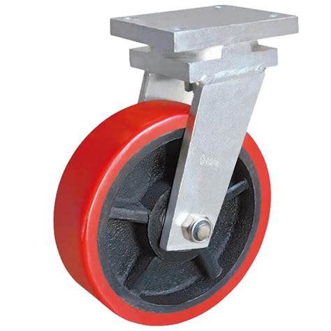 Heavy Duty Caster Wheels 6 Pu 3t Swivel Caster Wheel Ytcaster