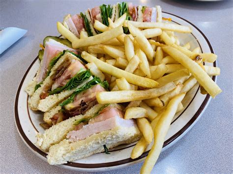 Triple Decker Turkey Bacon Club Sandwich From Our Favorite Local