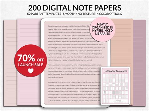 Note Paper Templates