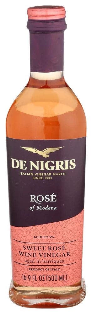 De Nigris Sweet Rosé Wine Vinegar The Head Nut
