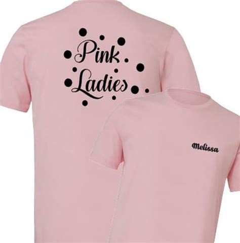 grease pink ladies t shirt grease movie t shirt sandy hen etsy