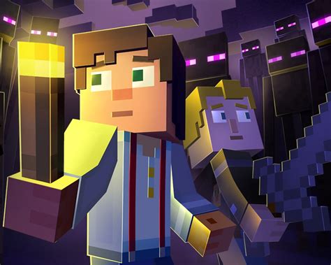 10 Top Minecraft Story Mode Wallpapers Full Hd 1920×1080 For Pc