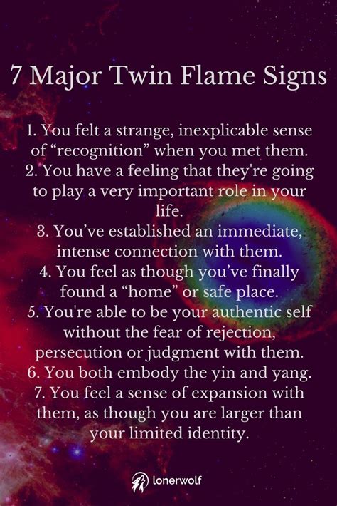 20 Twin Flame Signs Who Is Your Mirror Soul Inspiration