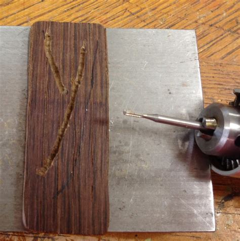 If you end up slightly shallow, you can sand the inlaid piece down. Create Recklessly with Melissa Cable: Inlaying Wire into Wood