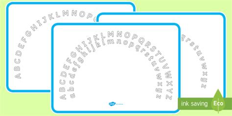 Alphabet Arc Printable
