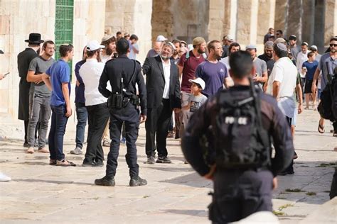 Hundreds Of Israeli Settlers Storm Al Aqsa Complex Amid Gaza Attacks