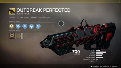 How To Get The Outbreak Perfected Pulse Rifle Quest Steps Guide