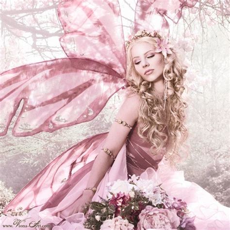 In The Pink Fantasy Fairy Beautiful Fairies Fairy Art