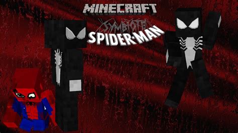 Symbiote Spider Man In Minecraft Youtube