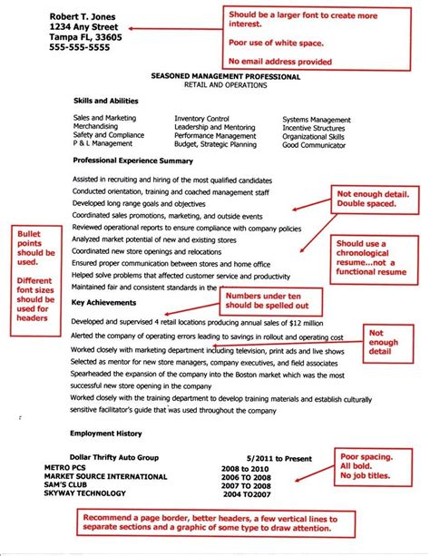 24 Bad Resume Examples Funny That You Should Know
