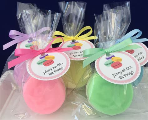 French Macaron Soap Favors Set Of 10 Macaron Party Favors