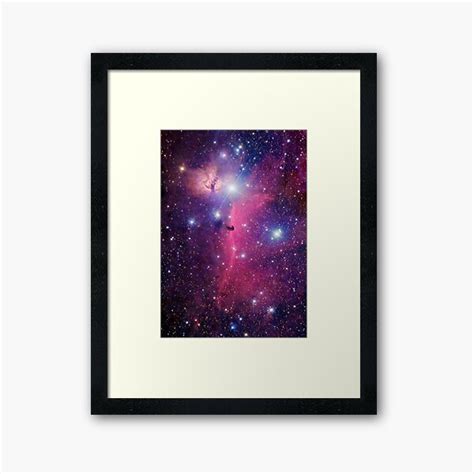 Purple Galaxy Framed Art Print For Sale By Rapplatt Redbubble
