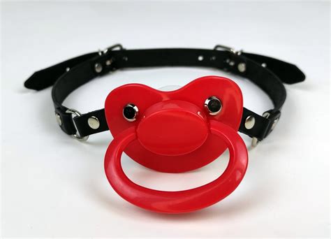 Mouth Gag Pacifier Open Mouth Gagbondage Restraintssex Toys Etsy