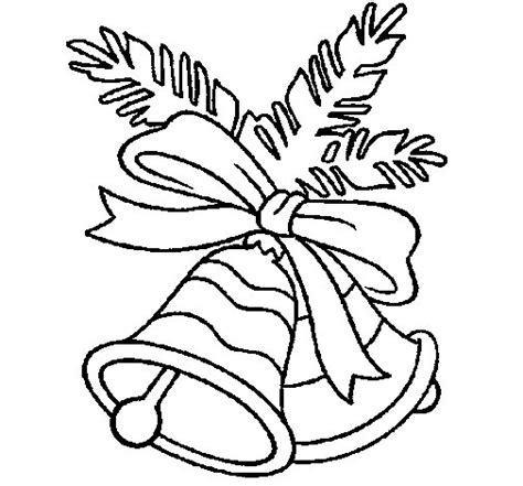 Dibujo de Campanas de navidad para Colorear - Dibujos.net